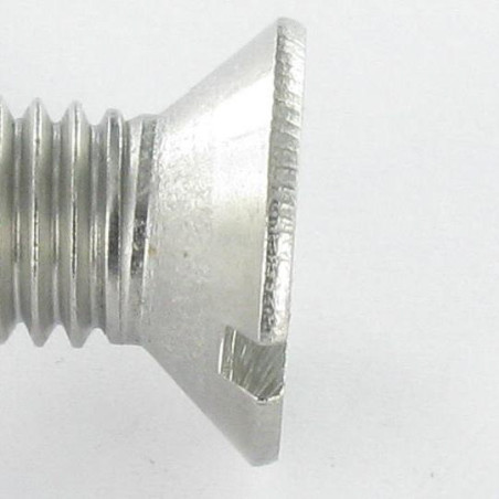 1 x Vite Per Metalli Acciaio Inox A2 Testa Forata Con Intaglio M6X100