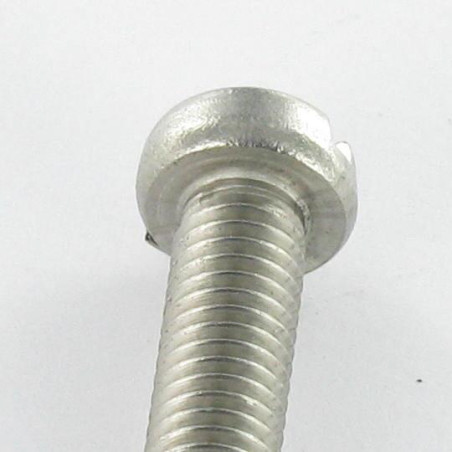 1 x Vite Per Metalli Acciaio Inox A2 Testa Cilindrica Con Intaglio M3X5 microviti