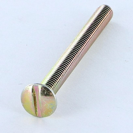 1 x Vite Per Metalli Testa Forata Bombata Con Intaglio M4X16 Bicromato