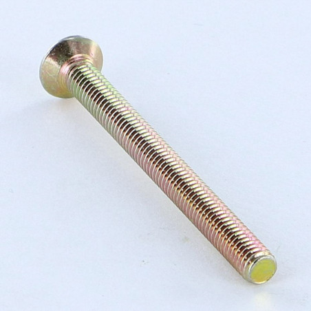 1 x Vite Per Metalli Testa Forata Bombata Con Intaglio M4X16 Bicromato