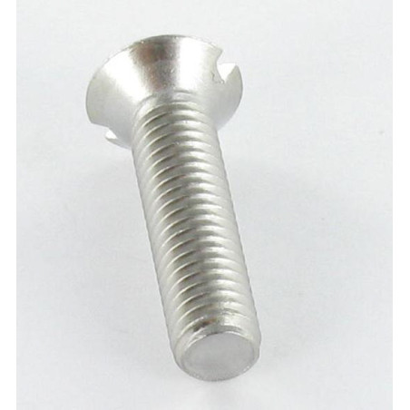 1 x Vite Per Metalli Testa Forata Bombata Con Intaglio M4X70 Filettata Su 40 Asciugabile Ottone