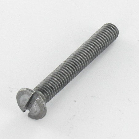1 x Vite Per Metalli Testa Forata Bombata Con Intaglio M4X70 Diametro Della Testa: 7.5 BO Acciaio Grezzo