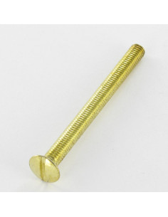 Vite Per Metalli Testa Forata Bombata Con Intaglio M5X40...