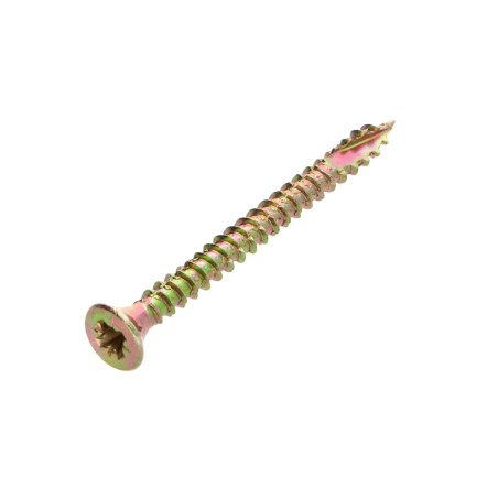 1 x Viti per legno TEKOR Testa Forata Pozi PZ5 4X45 Discussione completa cut Chiodo Anti-Spacco 17 Bicromato