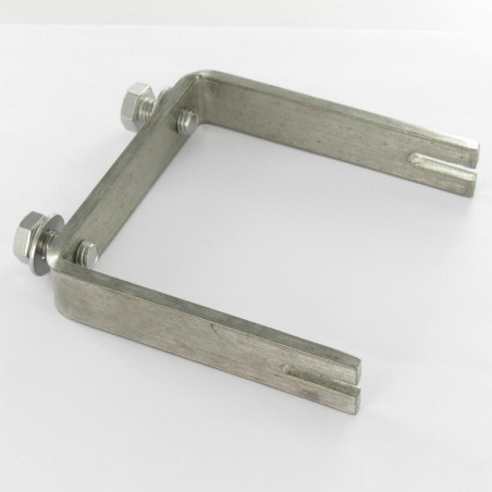 1 x Abaescon Fondo Dritto O Piatto 90X90X902 Con TACCA Acciaio Inox