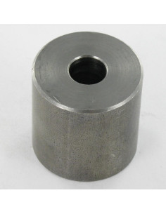 Distanziatore Cilindrica 30X30 Forato 10 Acciaio Grezzo