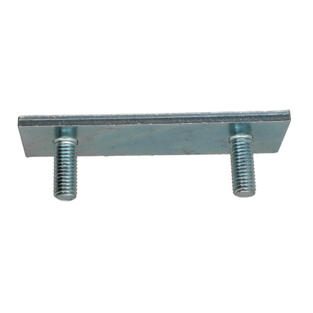1 x OPUSCOLO 90X32X5 + Testa Poelier Con Colletto Quadrato 8X25 Zincate