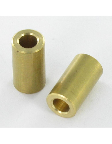 1 x Distanziatore Cilindrica 8X15 Forato 4 Ottone