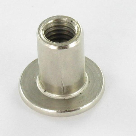 1 x Combifix Testa Piatta 15/8X12 M6 Chiave Esagonale Da 4 Acciaio Nichel