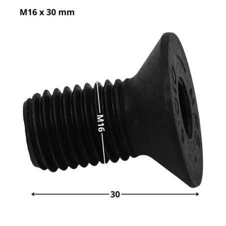1 x Vite Per Metalli Testa Forata Con Esagono Incassato Chiave Esagonale Da 10 M16X30 Discussione completa Classe 10.9