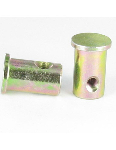1 x COMPLOTTO Testa Piatta 20X28,5 M6 Bicromato
