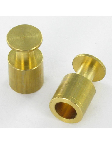 1 x COMPLOTTO Ottone 10X18 Gola 5 PERC 6,5/10,5