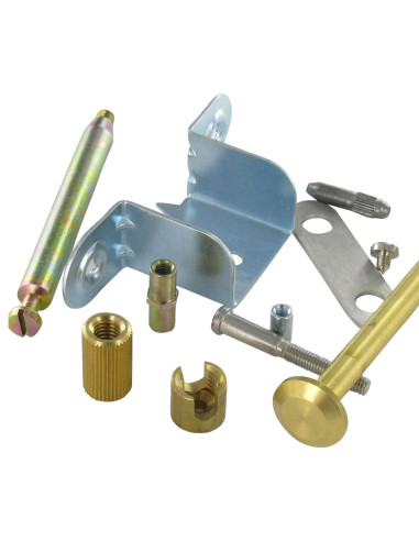 1 x Con occhiello 4,8 x 3 x 6,2 Ottone Nichelato