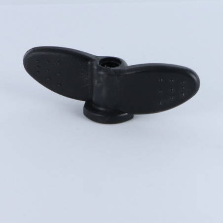1 x Dado Ad Alette M8 nailon negro
