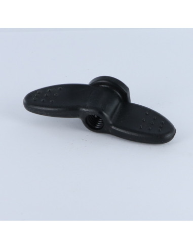 1 x Dado Ad Alette M8 nailon negro