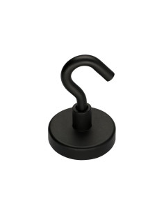 Gancio magnetico Diametro 36 Acciaio Zincato Nero