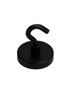Gancio magnetico Diametro 42 Acciaio Zincato Nero