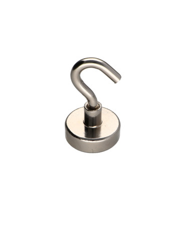 1 x Gancio magnetico Diametro 25 Zincate