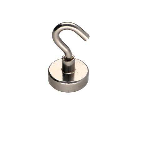 1 x Gancio magnetico Diametro 25 Zincate