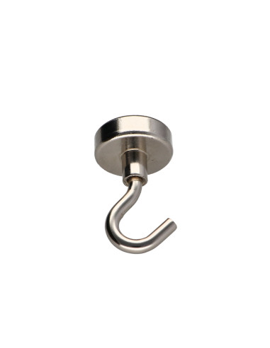 1 x Gancio magnetico Diametro 25 Zincate