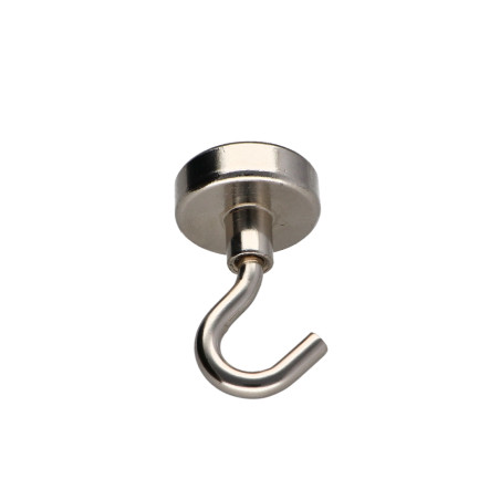 1 x Gancio magnetico Diametro 25 Zincate