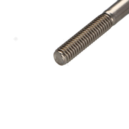 1 x Vite Per Metalli Testa Cilindrica T30 Acciaio Inox A2 M6X60 Filettata Su 24
