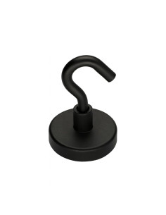 Gancio magnetico Diametro 25 Acciaio Zincato Nero