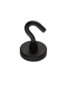 Gancio magnetico Diametro 32 Acciaio Zincato Nero