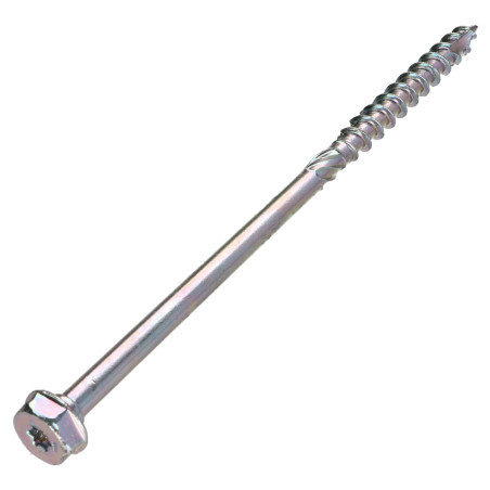 1 x Vite per telaio TEKOR Testa Esagonale cut Chiodo Anti-Spacco 17 10X260 Filettata Su 80 T40 Zincato Cr3 96 Ons Senza