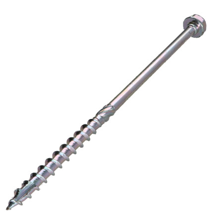 1 x Vite per telaio TEKOR Testa Esagonale cut Chiodo Anti-Spacco 17 12X300 Filettata Su 80 T50 Zincato Cr3 96 Ons Senza