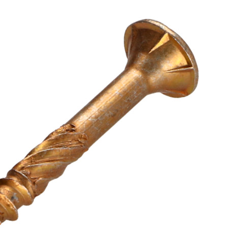 1 x Vite Per Legno E Truciolato3 Testa Forata Pozy 6X70 Zincate