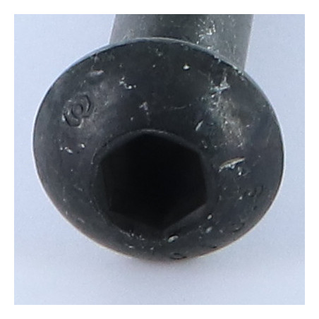 1 x Vite Per Metalli Bei (Testa Bombata Esagono Incassato) M12X80 Filettatura Parziale Classe 10.9 Chiave Esagonale Da 8