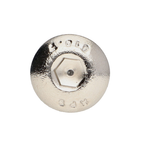1 x Vite Per Metalli Bei (Testa Bombata Esagono Incassato) M10X70 FP10.9 Chiave Esagonale Da 6 Acciaio Nichel