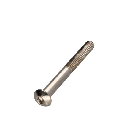 1 x Vite Per Metalli Bei (Testa Bombata Esagono Incassato) M5X45 Filettatura Parziale Classe 10.9 Chiave Esagonale Da 3