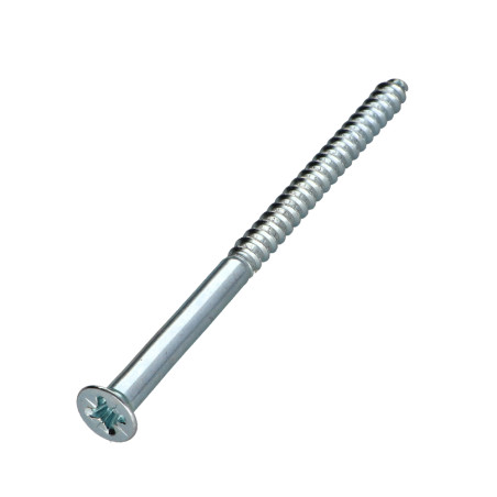 1 x Viti Per Legno Testa Forata Pozi PZ6 6X100 Zincate