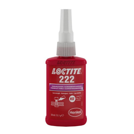 1 x Frenafiletti bassa resistenza 50 ml LOCTITE 222