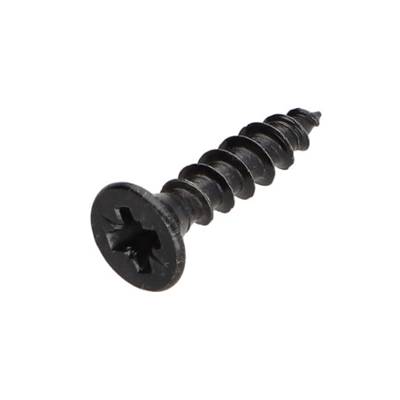 1 x Vite Per Legno E Truciolato Premium Testa Forata Pozi PZ5 4X20 Acciaio Zincato Nero