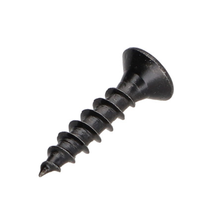 1 x Vite Per Legno E Truciolato Premium Testa Forata Pozi PZ5 4X20 Acciaio Zincato Nero