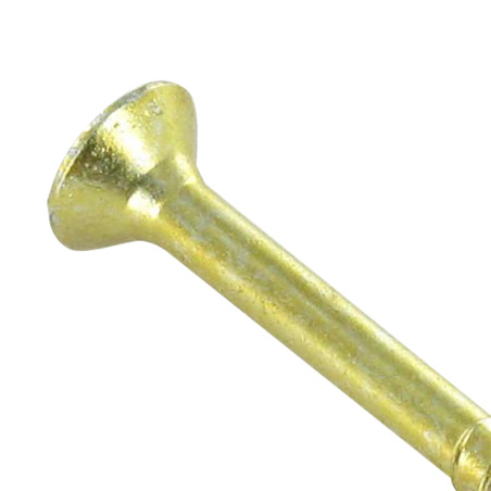 1 x Vite Per Legno E Truciolato3 Testa Forata Pozy 4,5X40 Filettatura Parziale Bicromato