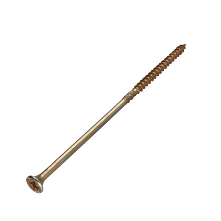 1 x Vite Per Legno E Truciolato3 Testa Forata Pozy 6X160 Filettatura Parziale Bicromato