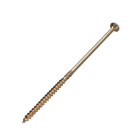 1 x Vite Per Legno E Truciolato3 Testa Forata Pozy 6X160 Filettatura Parziale Bicromato