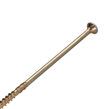 1 x Vite Per Legno E Truciolato3 Testa Forata Pozy 6X160 Filettatura Parziale Bicromato