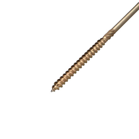 1 x Vite Per Legno E Truciolato3 Testa Forata Pozy 6X160 Filettatura Parziale Bicromato