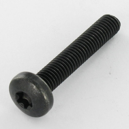1 x Vite Per Metalli Testa Bombata T40 M8X45 Classe 10.9 Acciaio Grezzo Zinco-Nichel Nero 480 Ons Senza Ruggine Rossa -