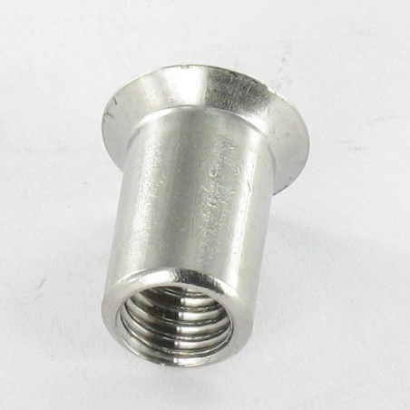 1 x Dado A Manicotto Combifix Testa Forata Diametro Della Testa: 14 Diametro Gambo Del Bullone 10 Lunghezza Totale 17 M8