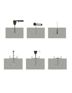 Vite Per Calcestruzzo Testa Bombata Torx T30 6X50 Zincate 2