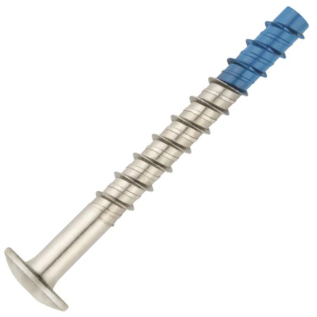 1 x Vite Per Calcestruzzo Testa Bombata Torx T30 6X40 Bimetallo