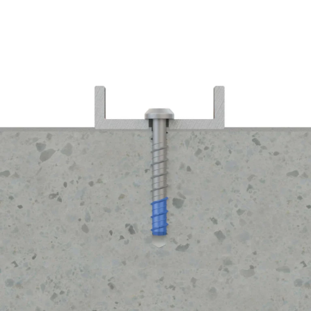 1 x Vite Per Calcestruzzo Testa Cilindrica T40 6X60 Bimetallo