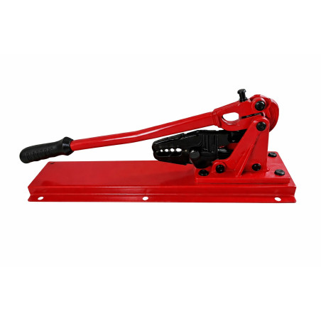 1 x Pinza crimpatrice da banco Lunghezza 530 Acciaio Grezzo