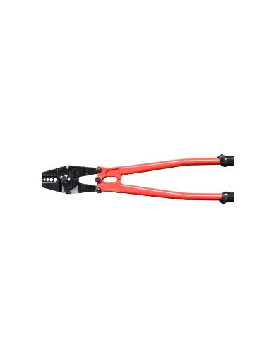 1 x Pinza crimpatrice Lunghezza 660 Acciaio Grezzo